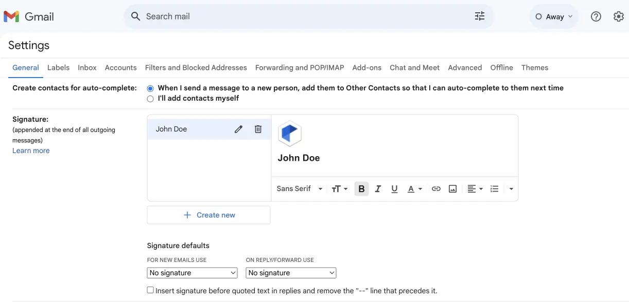 How to ensure Gmail Signature Management